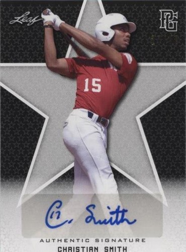 2020 Leaf Perfect Game National Showcase - Christian Smith #BA-CS5