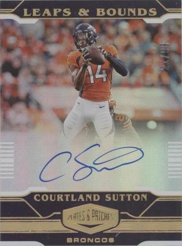 2020 Panini Plates & Patches Courtland Sutton #LB-CS