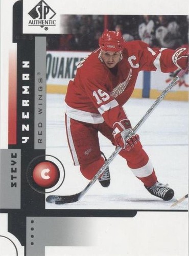 2001-02 SP Authentic - Steve Yzerman #28