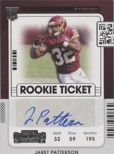 2021 Panini Contenders Jaret Patterson #263