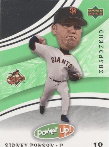2004 Upper Deck Power Up! - Sidney Ponson #40