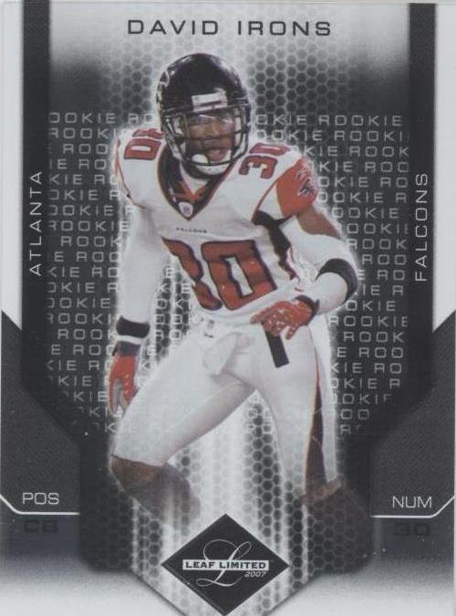2007 Leaf Limited David Irons #202