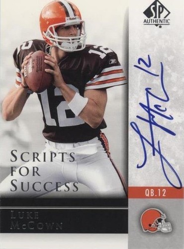 2004 SP Authentic Luke McCown #SS-LM
