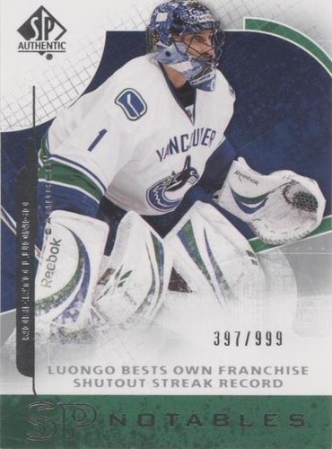2008-09 SP Authentic - Roberto Luongo #144