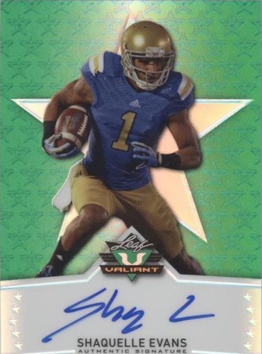 2014 Leaf Valiant Shaquelle Evans #BA-SE1