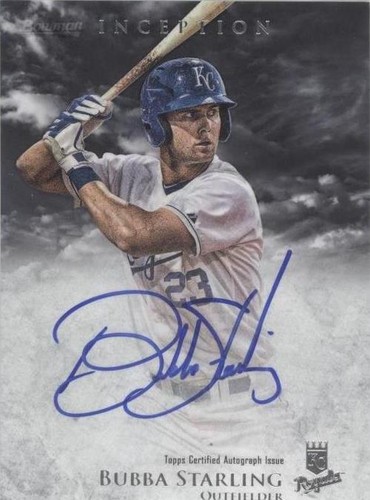 2013 Bowman Inception - Bubba Starling #PA-BS