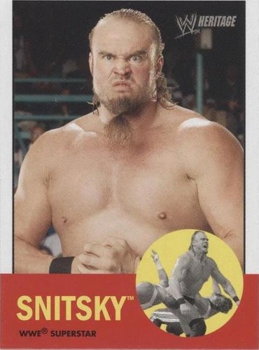 2006 Topps Heritage II WWE - Snitsky #56