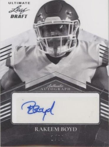 2021 Leaf Ultimate Draft Rakeem Boyd #PA-RB1