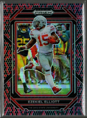 2023 Panini Prizm Draft Picks Prizms Snakeskin 40 Ezekiel Elliott
