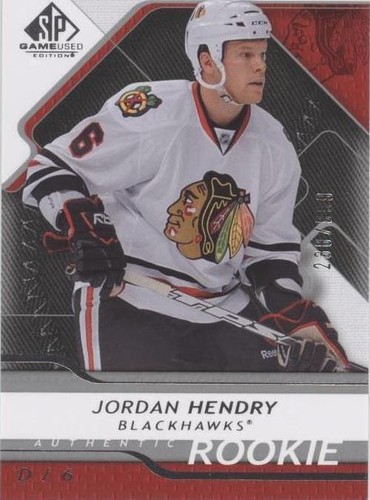 2008-09 SP Game Used Edition - Jordan Hendry #132