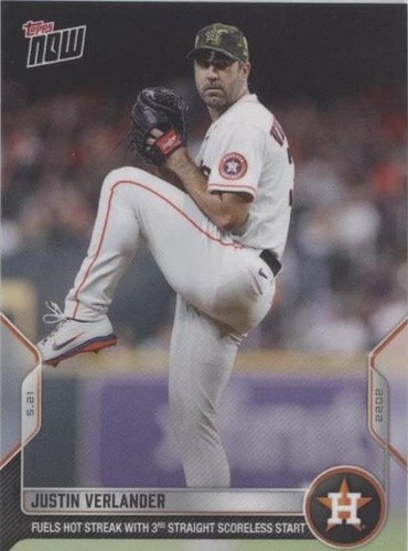 2022 Topps Now - Justin Verlander #213