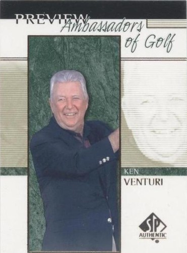 2001 SP Authentic Preview - Ken Venturi #54