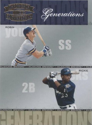 2004 Donruss Throwback Threads - Rickie Weeks Robin Yount #G-7