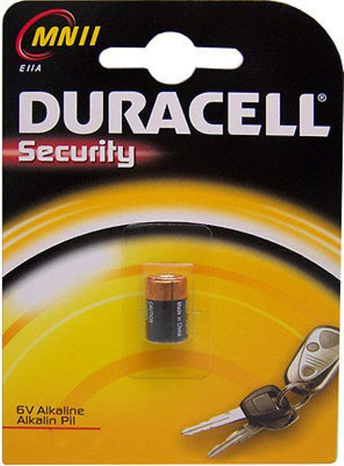 Confezione 1 Pila Batteria Duracell MN11 6v Alcalina E11A Telecomandi moc