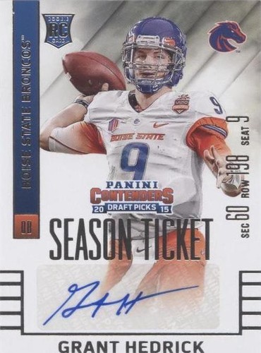 2015 Panini Contenders Draft Picks Grant Hedrick #249