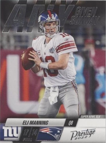 2022 Panini Prestige Eli Manning #6