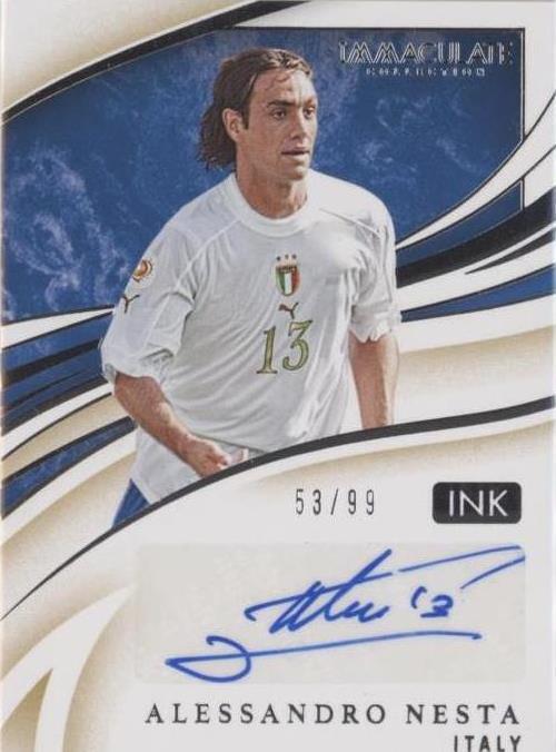 098 ALESSANDRO NESTA ITALIA LAZIO STICKER PANINI SUPERCALCIO 1996 1997