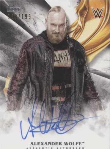 2019 Topps WWE Undisputed - Alexander Wolfe #A-AW