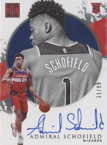 2019-20 Panini Impeccable - Admiral Schofield #123