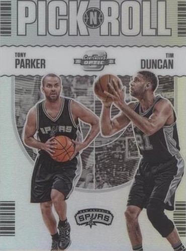 2020-21 Panini Contenders Optic - Tony Parker/Tim Duncan #3