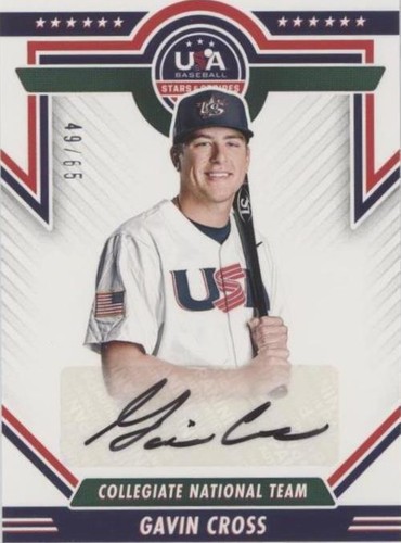 2022 Panini USA Baseball Stars & Stripes - Gavin Cross #CNTS-GC1