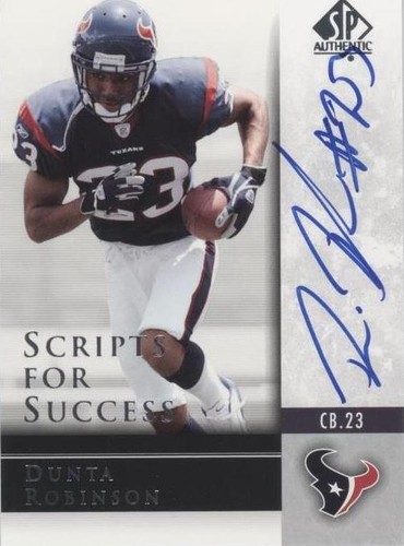 2004 SP Authentic Dunta Robinson #SS-DR