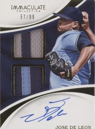 2017 Panini Immaculate Collection - Jose De Leon #SPR-JDL