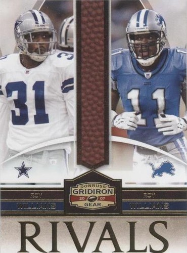 2007 Donruss Gridiron Gear Roy Williams #R-7