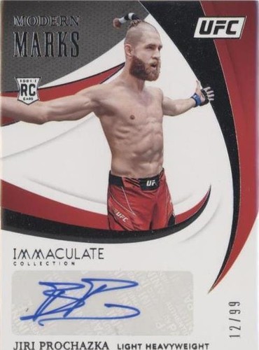 2021 Panini Immaculate Collection UFC - Jiri Prochazka #MM-JPZ