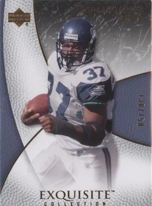 2007 Upper Deck Exquisite Collection Shaun Alexander #55