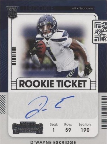 2021 Panini Contenders D'Wayne Eskridge #118