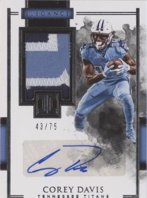 2018 Panini Impeccable Corey Davis #EVP-CD