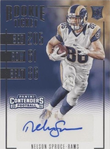 2016 Panini Contenders Nelson Spruce #135