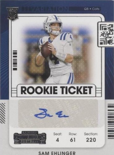 2021 Panini Contenders Sam Ehlinger #246