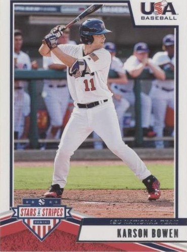 2019 Panini USA Baseball Stars & Stripes - Karson Bowen #55