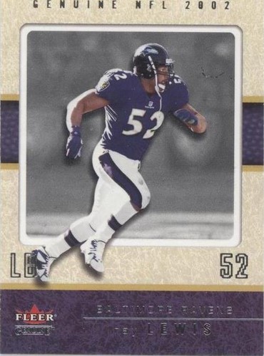 2002 Fleer Genuine Ray Lewis #25