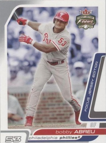 2003 Fleer Focus Jersey Edition - Bobby Abreu #112