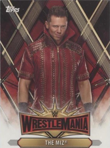 2019 Topps WWE Road to Wrestlemania - The Miz #WM-20