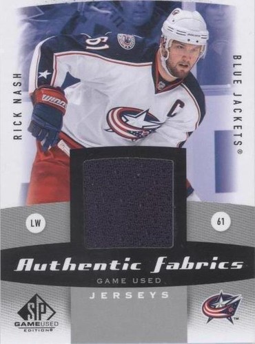2010-11 SP Game Used Edition - Rick Nash #AF-RN