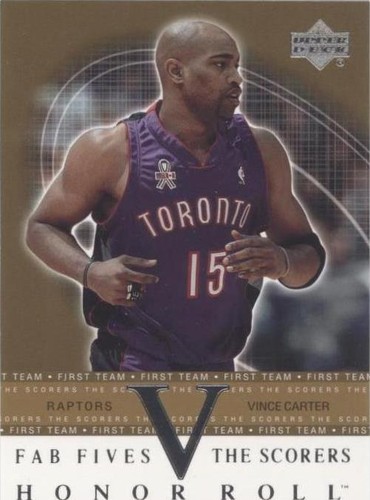 2001-02 Upper Deck Honor Roll - Vince Carter #F5-S3