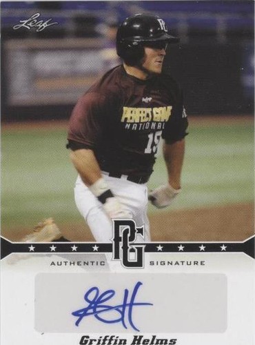 2013 Leaf Perfect Game Showcase - Griffin Helms #A-GH4