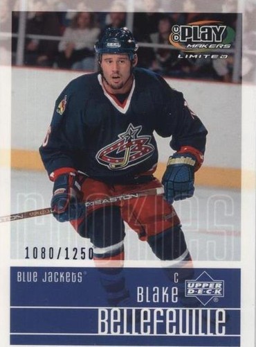 2001-02 Upper Deck Play Makers Limited - Blake Bellefeuille #113