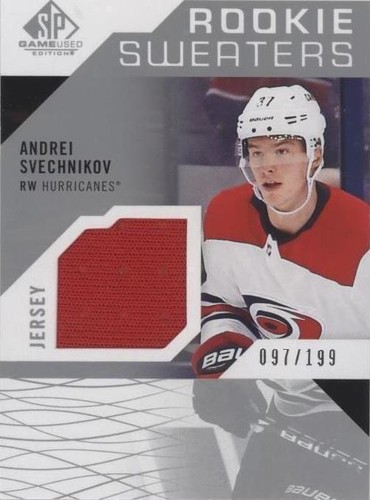 2018-19 Upper Deck SP Game Used - Andrei Svechnikov #RS-AS