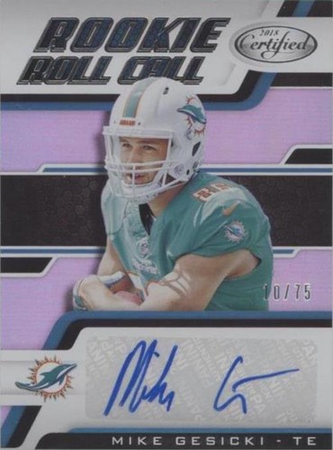2018 Panini Certified Mike Gesicki #RC-MG