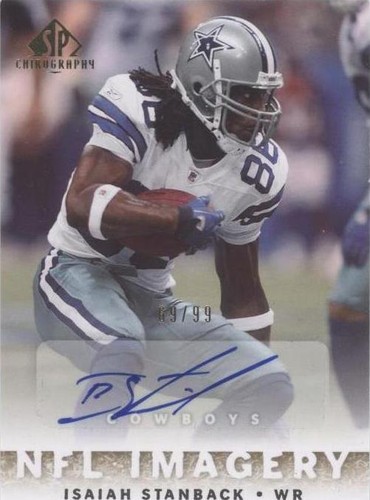 2007 SP Chirography Isaiah Stanback #NFLI-IS