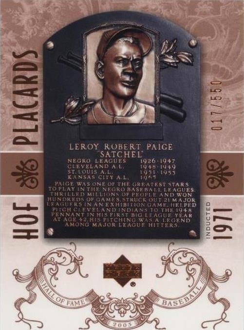 Salón de la Fama Upper Deck 2005 - Cartera Paige #95