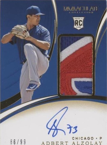 2020 Panini Immaculate Collection - Adbert Alzolay #141