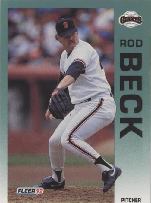 1992 Fleer - Rod Beck #627