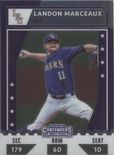 2021 Panini Elite Extra Edition - Landon Marceaux #CTO-LM