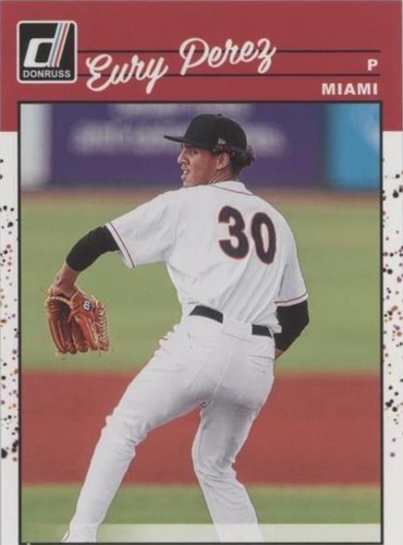 EURY PEREZ 2023 Panini Donruss SEASON STAT LINE Holo #105